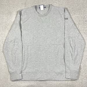 B Draddy Sweatshirt Mens XL Gray Crewneck Pullover Golf Stretch Pockets